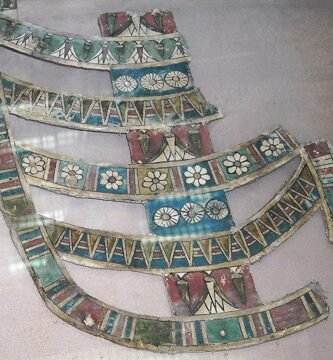 Egyptian mummy in a sarcophagus