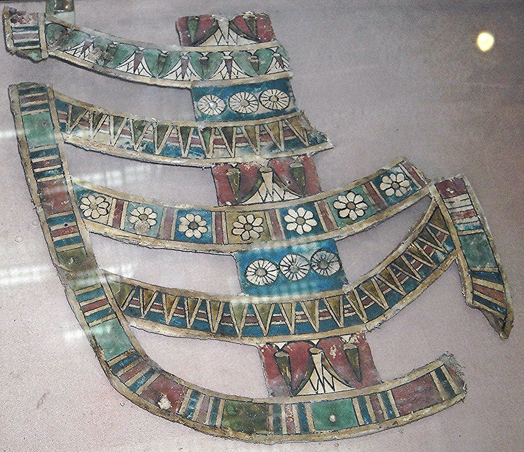 Egyptian mummy in a sarcophagus