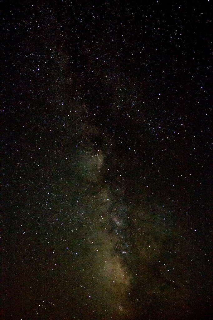Milky Way galaxy seen in the night sky