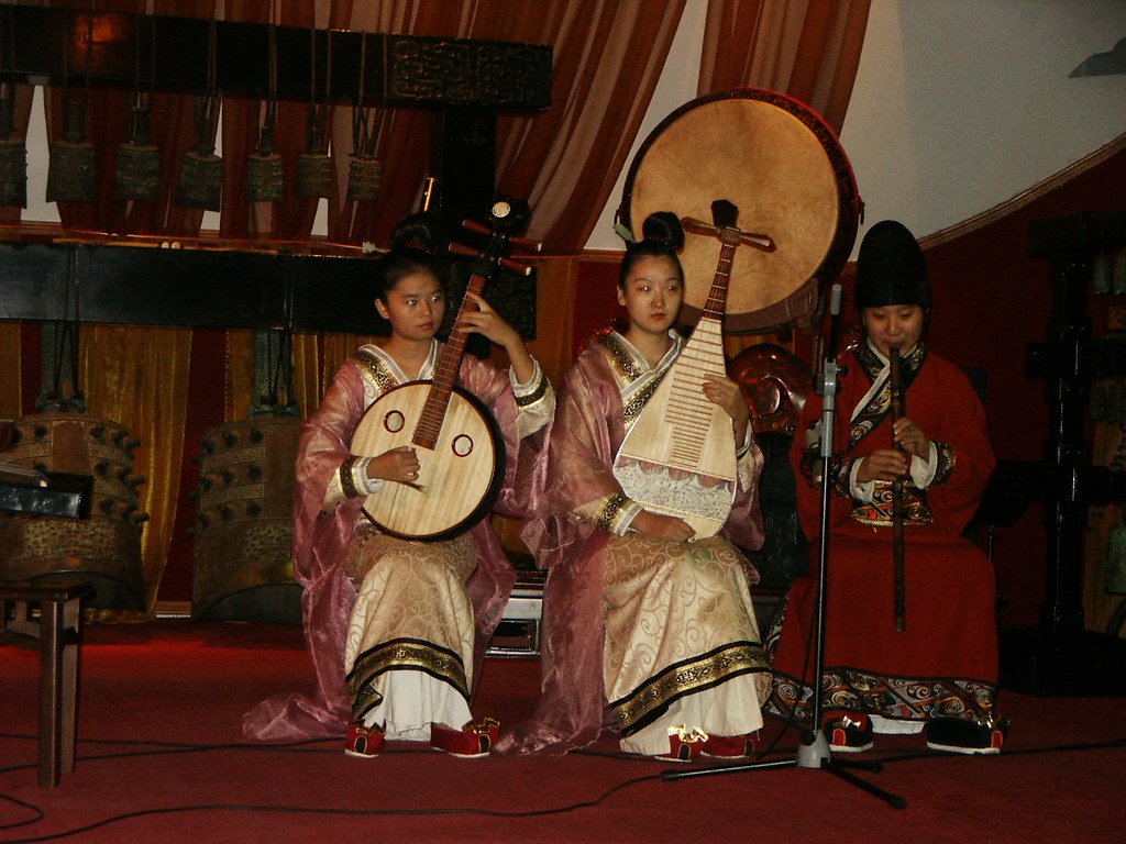 Musical instrument at a concert