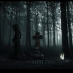 Foggy forest with a mysterious atmosphere