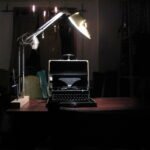 Old typewriter