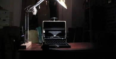 Old typewriter