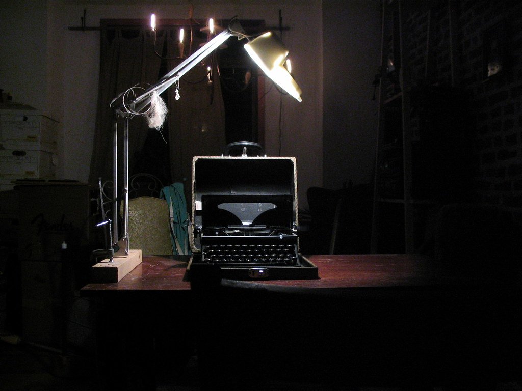 Old typewriter