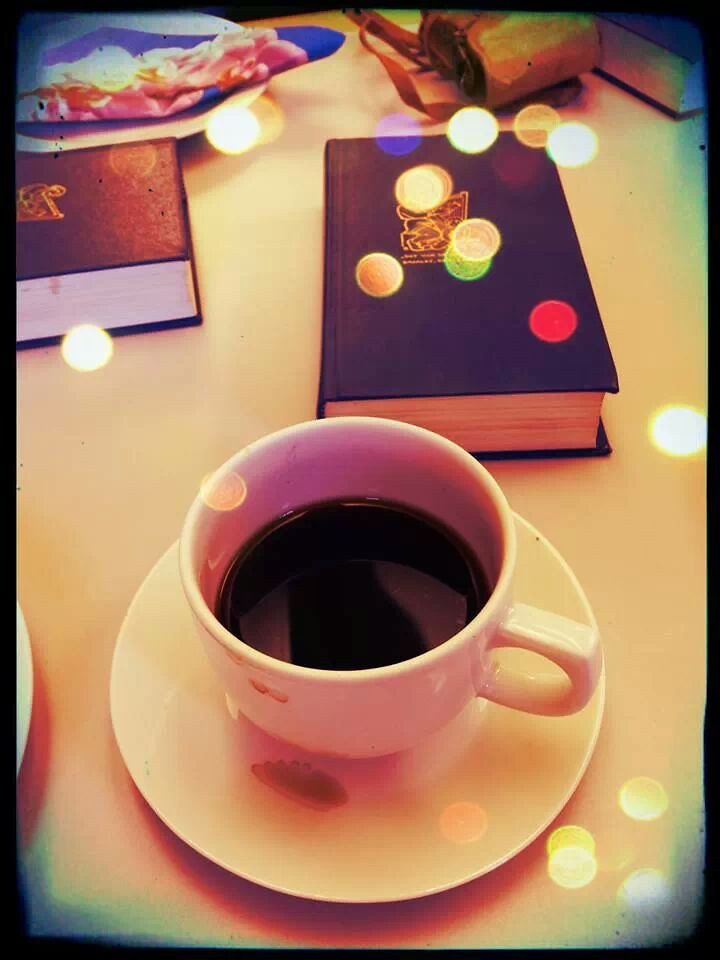 Cup of coffee on a table