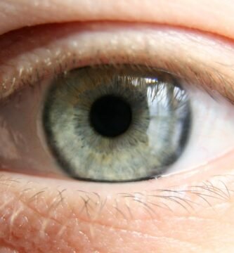 Close-up of a human eye with focus on the iris