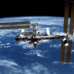 International Space Station orbiting the Earth