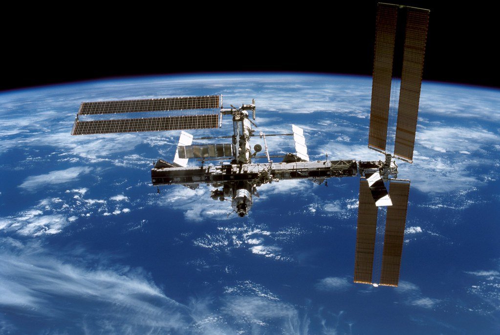 International Space Station orbiting the Earth