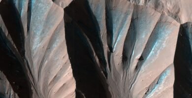 Surface of Mars captured by a NASA probe