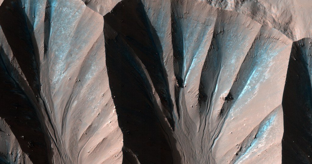 Surface of Mars captured by a NASA probe