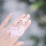 Well-manicured hand