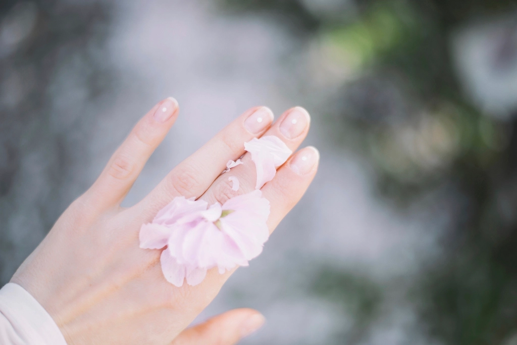 Well-manicured hand