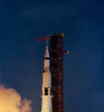 Apollo 11 Saturn V rocket launch